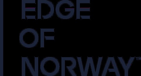 Region Stavanger Edge of Norway logo in dark blue text on black background